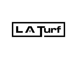 L A Turf logo design by oke2angconcept
