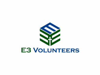 E3 Volunteers logo design by santrie