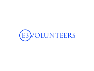 E3 Volunteers logo design by blessings