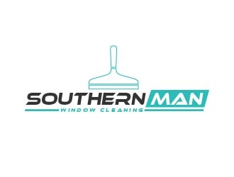 Southern Man Window Cleaning logo design by shravya