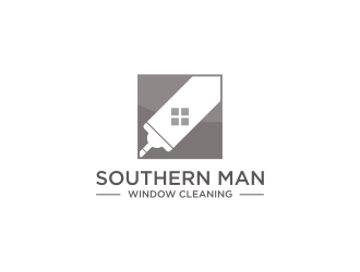 Southern Man Window Cleaning logo design by haidar