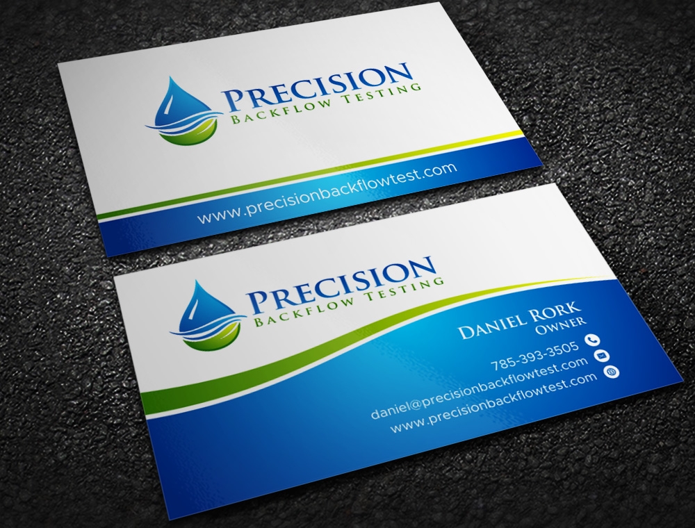 Precision Backflow Testing logo design by Kindo