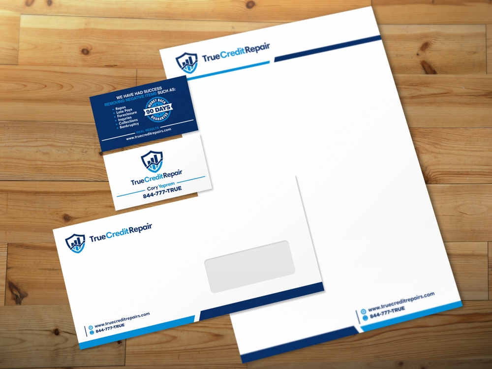 True Credit Repair logo design by Realistis