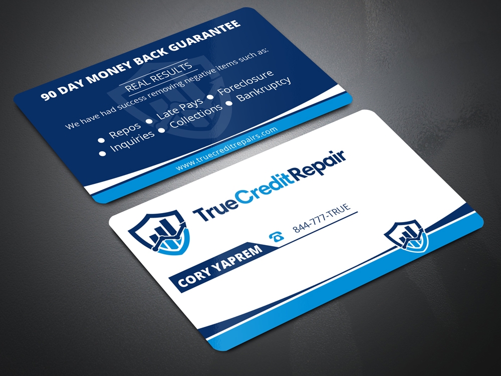 True Credit Repair logo design by Gelotine