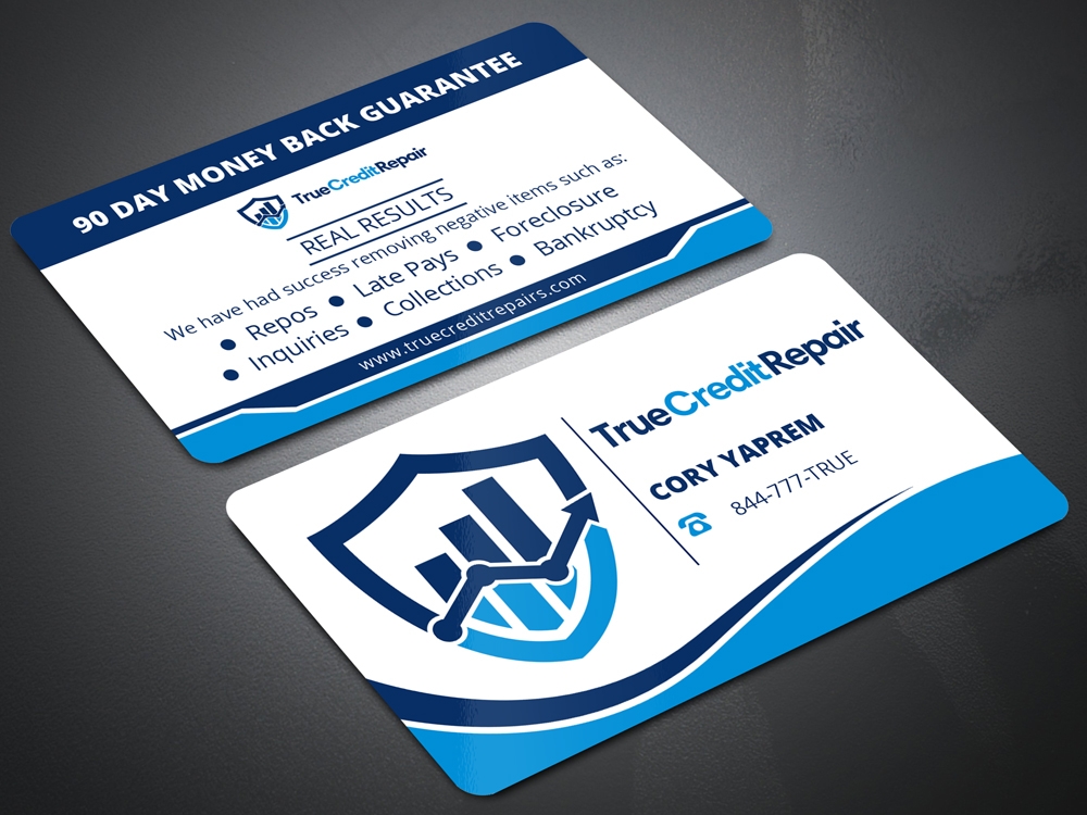 True Credit Repair logo design by Gelotine