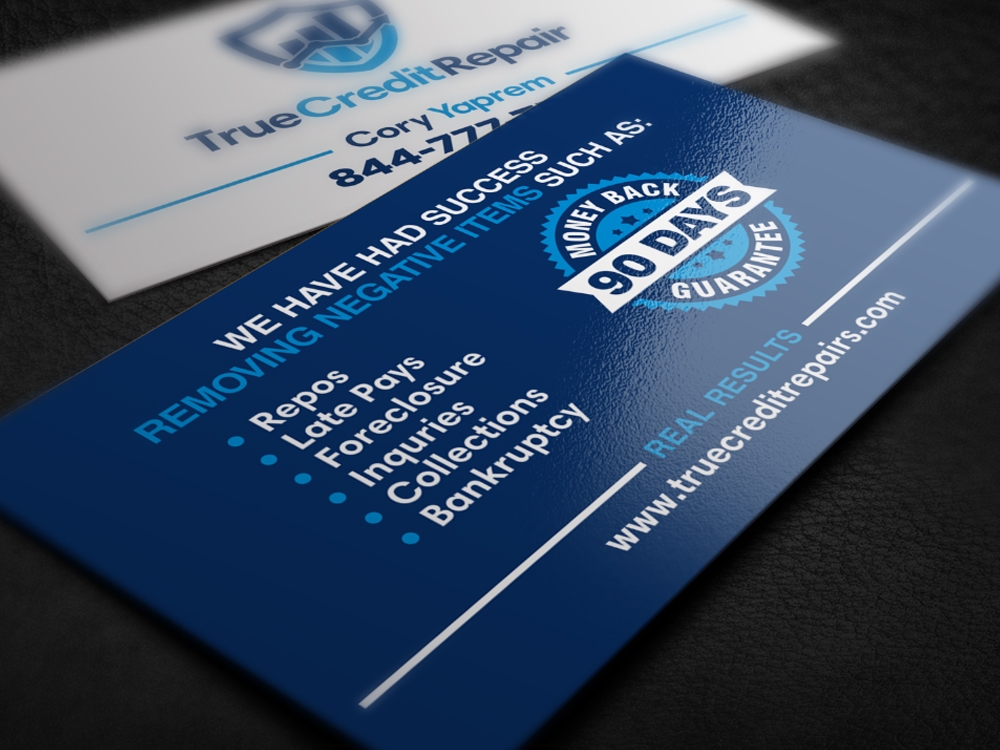 True Credit Repair logo design by Realistis