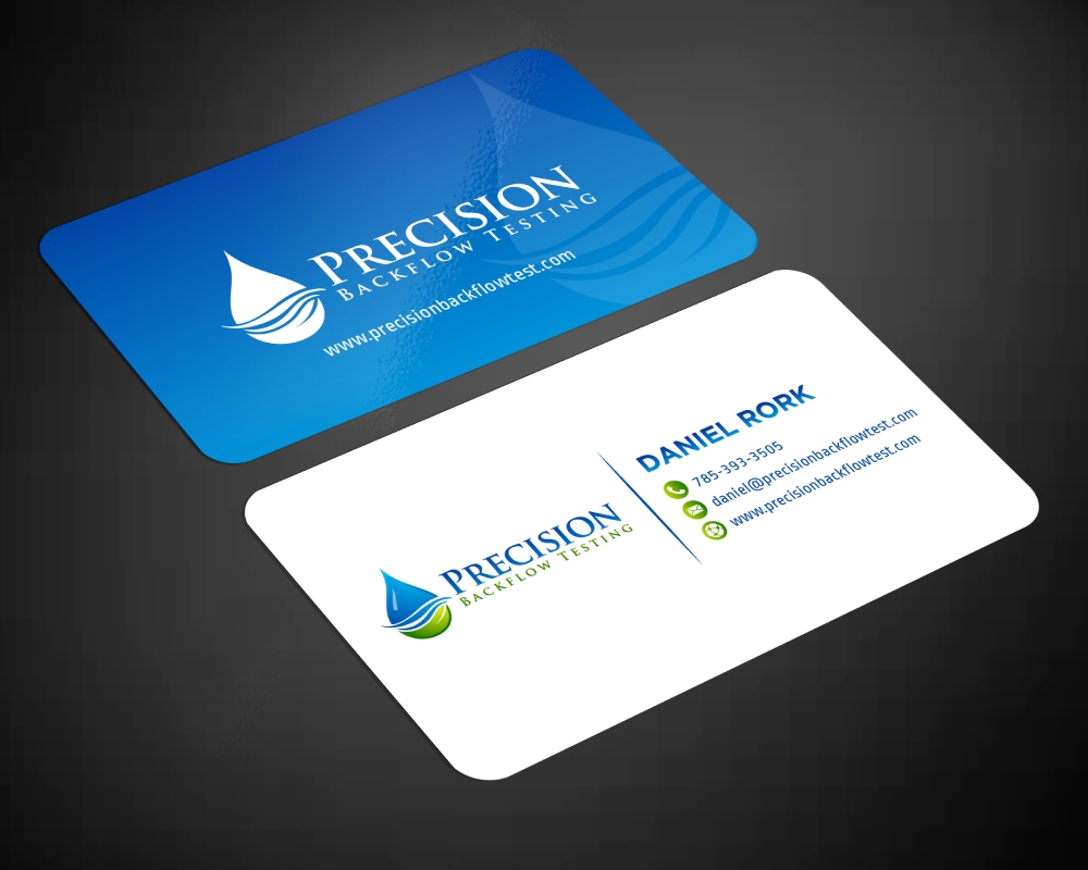 Precision Backflow Testing logo design by Boomstudioz