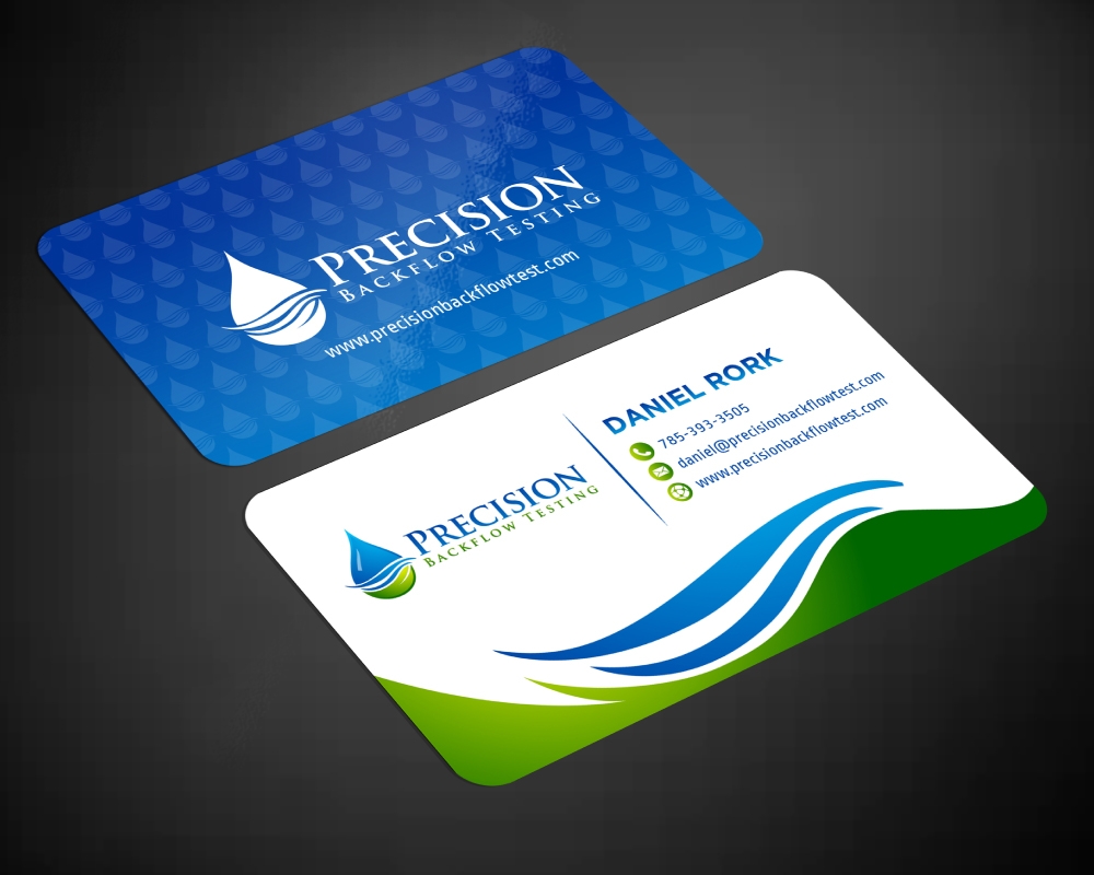 Precision Backflow Testing logo design by Boomstudioz
