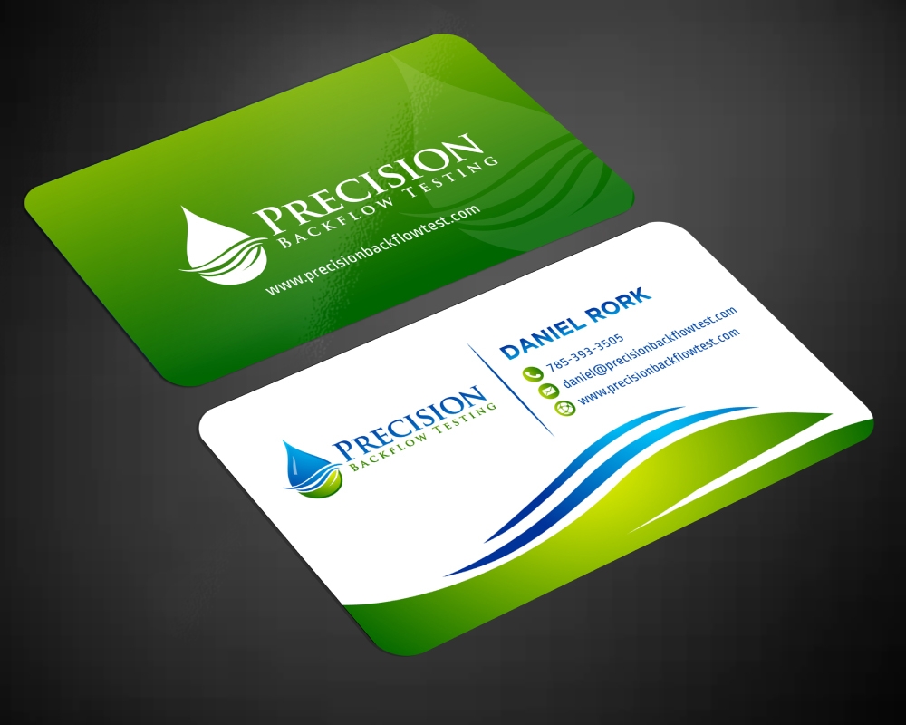 Precision Backflow Testing logo design by Boomstudioz