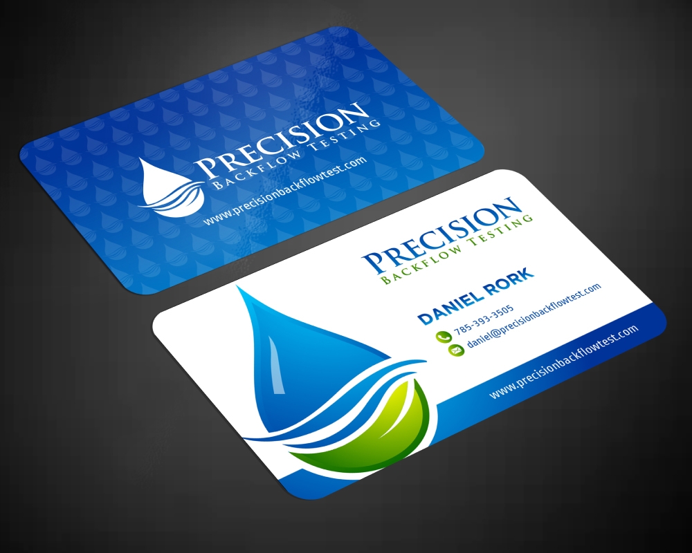 Precision Backflow Testing logo design by Boomstudioz