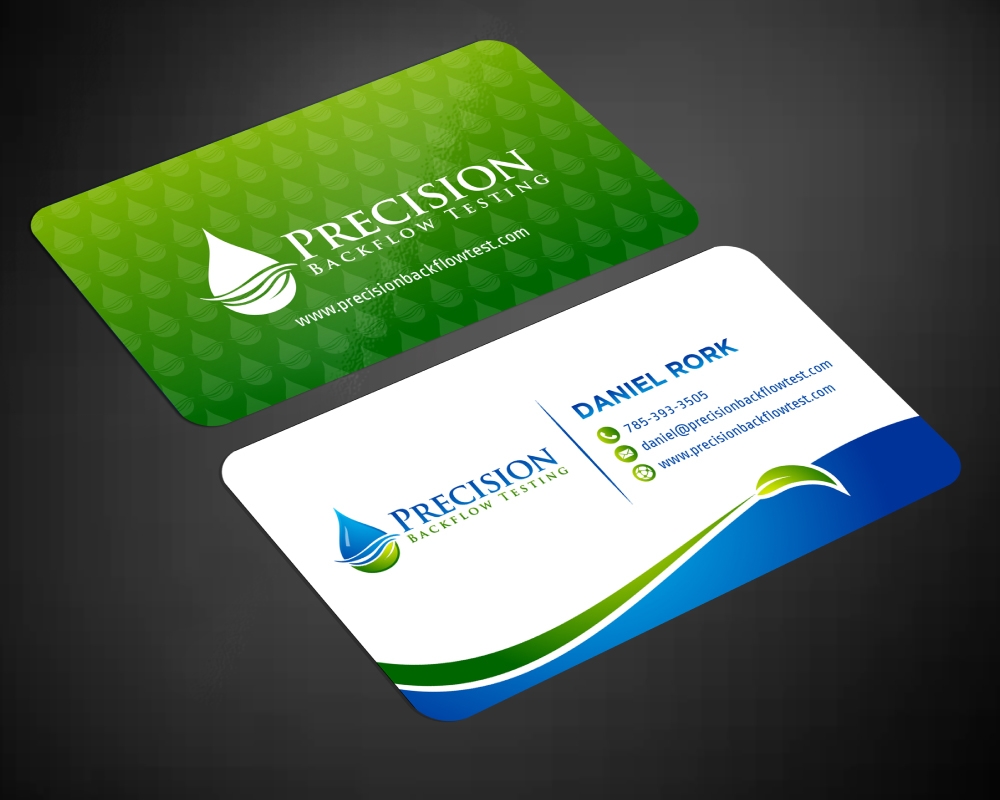 Precision Backflow Testing logo design by Boomstudioz