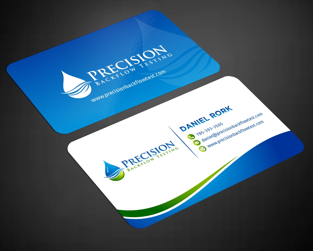 Precision Backflow Testing logo design by Boomstudioz