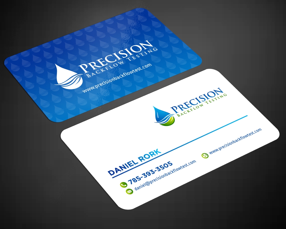 Precision Backflow Testing logo design by Boomstudioz