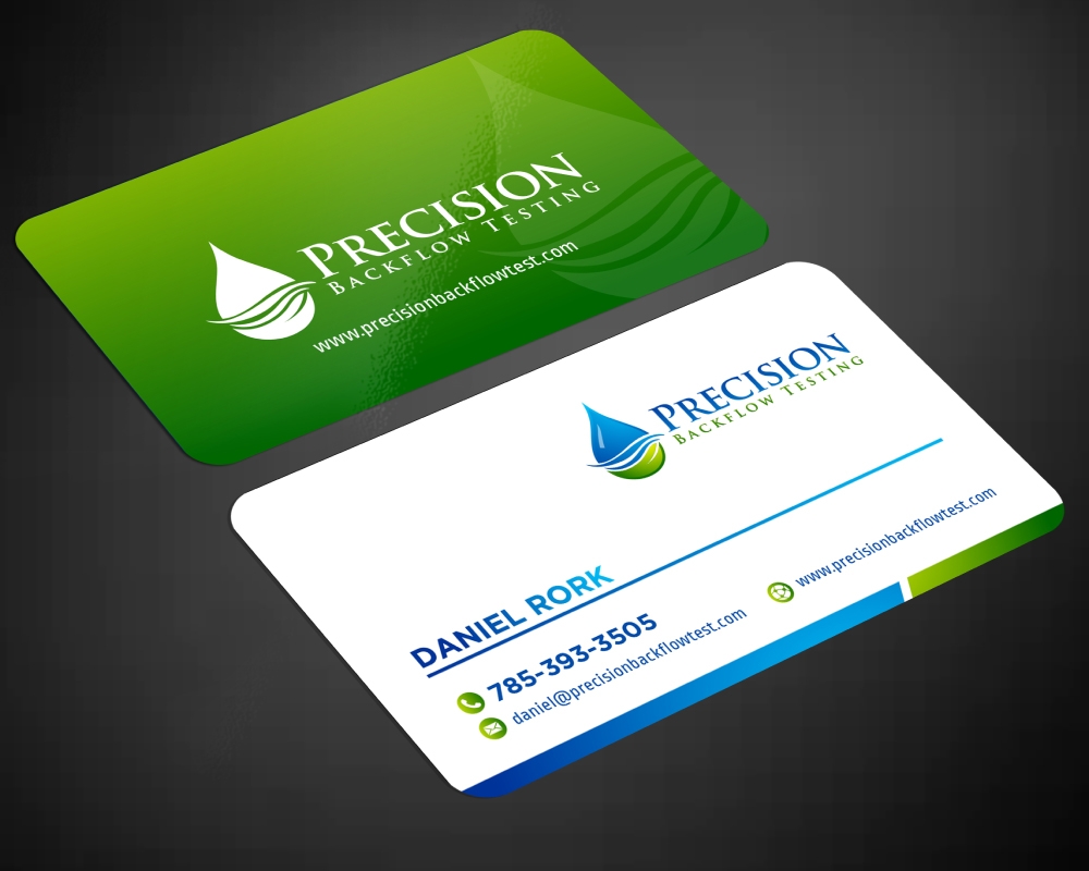 Precision Backflow Testing logo design by Boomstudioz