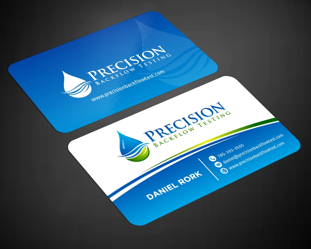 Precision Backflow Testing logo design by Boomstudioz