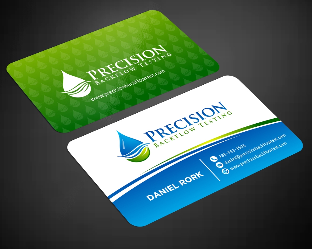 Precision Backflow Testing logo design by Boomstudioz