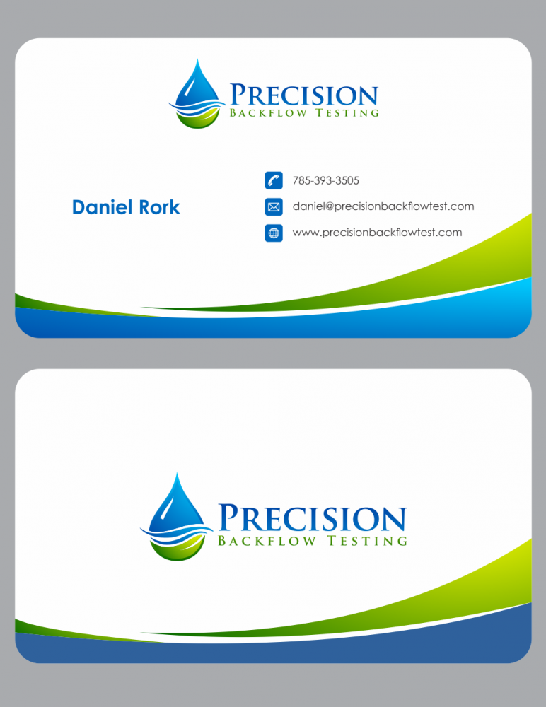 Precision Backflow Testing logo design by domerouz