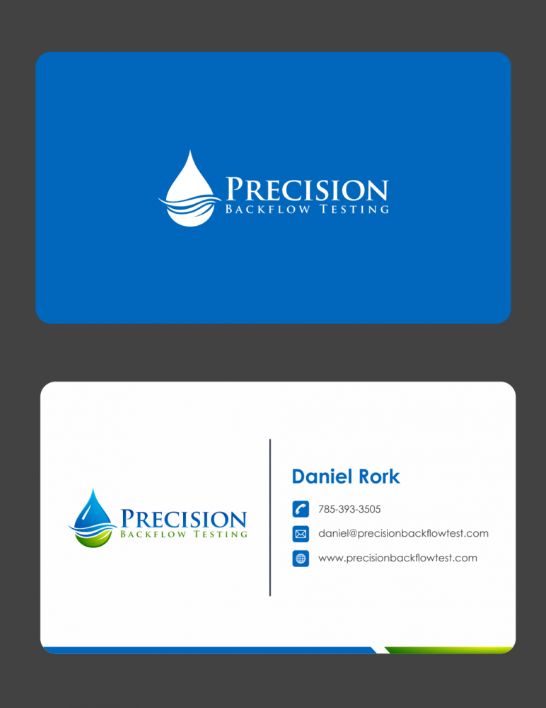 Precision Backflow Testing logo design by domerouz