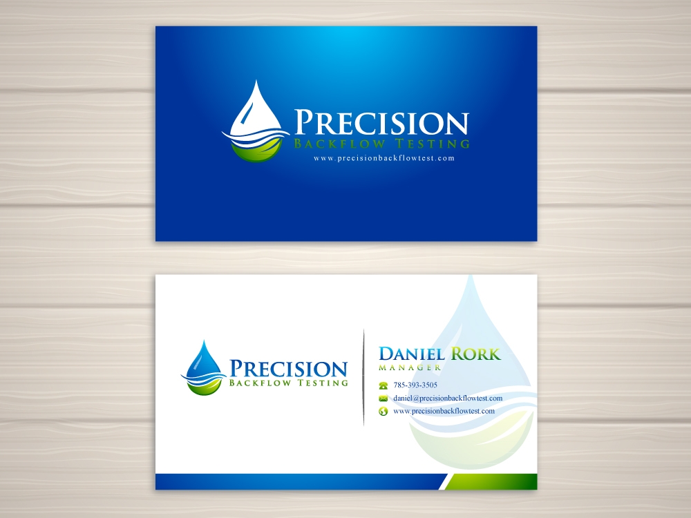 Precision Backflow Testing logo design by labo