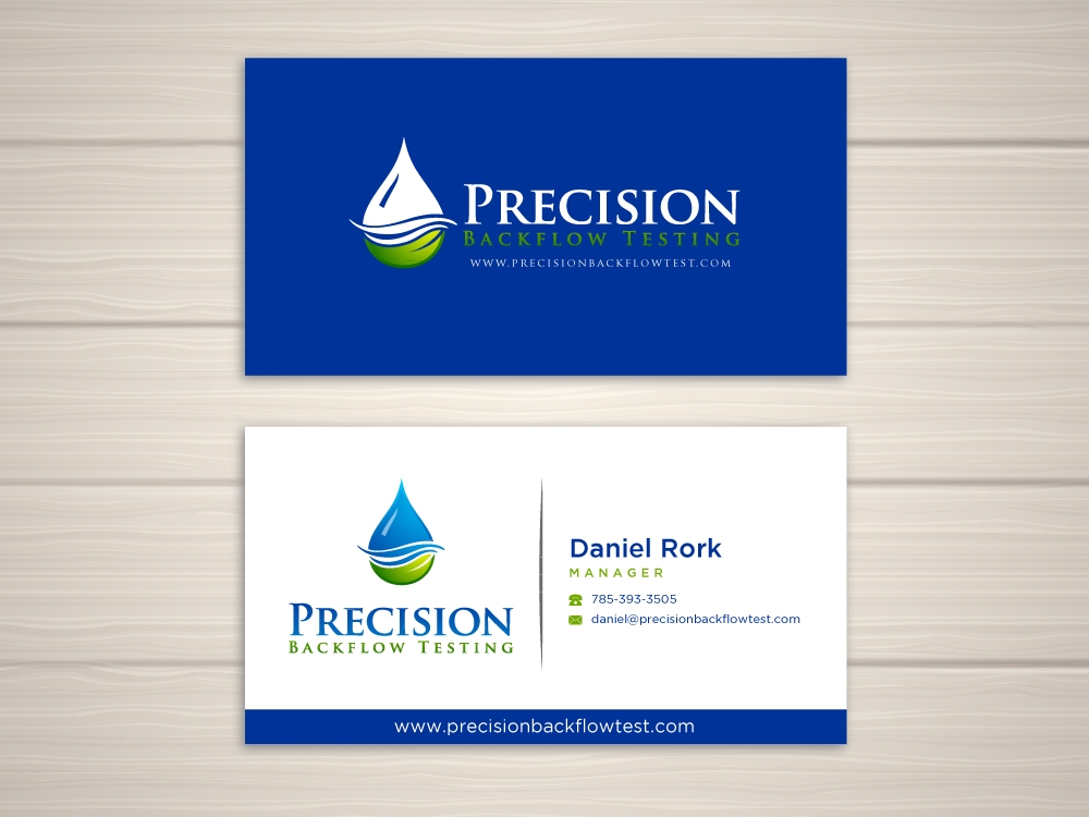 Precision Backflow Testing logo design by labo