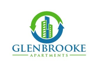 Glenbrooke Apartments logo design by shravya