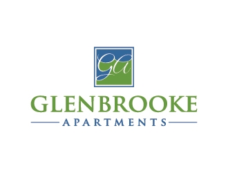 Glenbrooke Apartments logo design by Fear