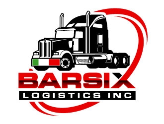 BARSIX LOGISTICS INC  logo design by daywalker