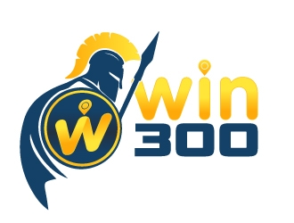 WIN 300 logo design by Erasedink