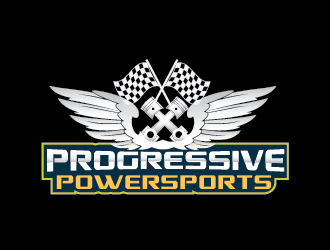 Progressive Powersports logo design by pixeldesign