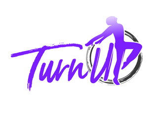 Turn Up logo design by megalogos