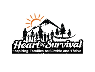 Heart of Survival logo design by Foxcody