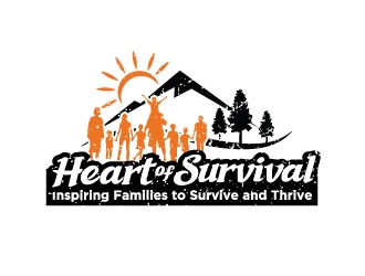 Heart of Survival logo design by Foxcody