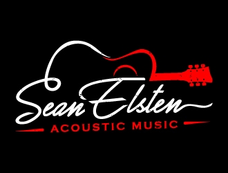 Sean Elsten Acoustic Music logo design by akilis13