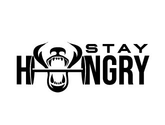 STAY HUNGRY logo design by Upoops