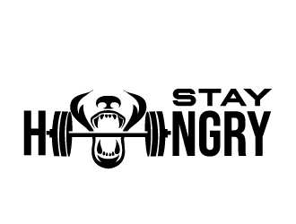 STAY HUNGRY logo design by Upoops