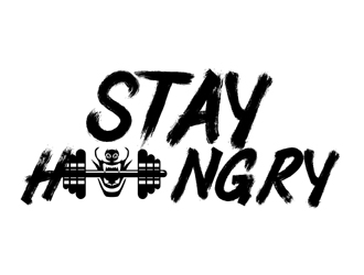 STAY HUNGRY logo design by MAXR