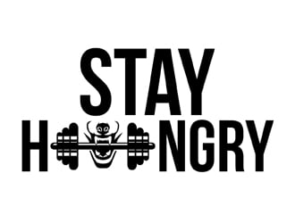 STAY HUNGRY logo design by MAXR