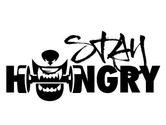 STAY HUNGRY logo design by logoguy