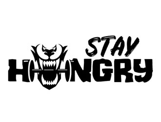 STAY HUNGRY logo design by logoguy