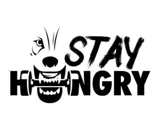 STAY HUNGRY logo design by logoguy