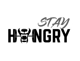 STAY HUNGRY logo design by logoguy