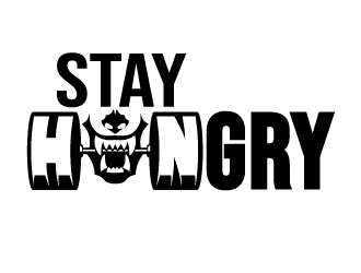 STAY HUNGRY logo design by justin_ezra