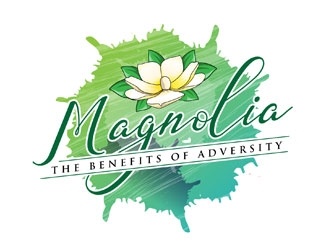 Magnolia        The Benefits of Adversity logo design by LogoInvent