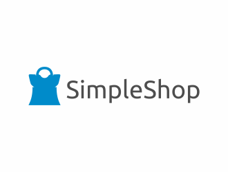 SimpleShop logo design by InitialD