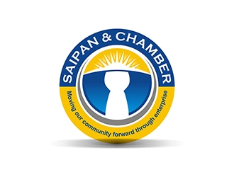Saipan Chamber of Commerce logo design by gitzart