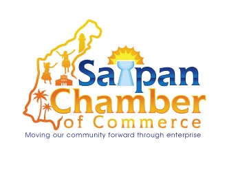 Saipan Chamber of Commerce logo design by invento