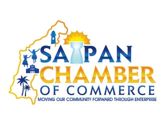 Saipan Chamber of Commerce logo design by invento