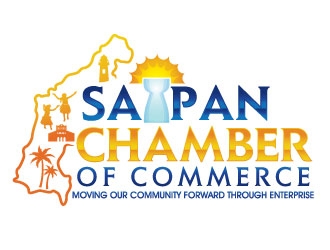 Saipan Chamber of Commerce logo design by invento