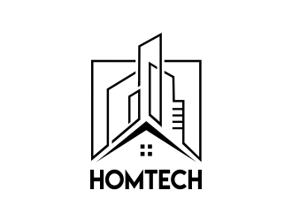 HOMTECH logo design by AisRafa
