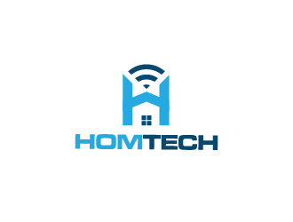 HOMTECH logo design by fajarriza12